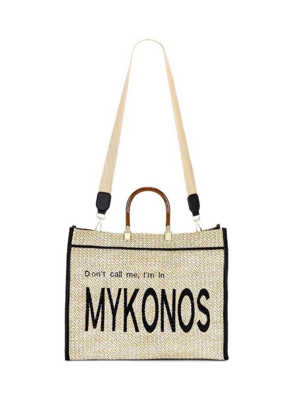 Bronx and Banco Mykonos Tote Bag with Contrast Trim
